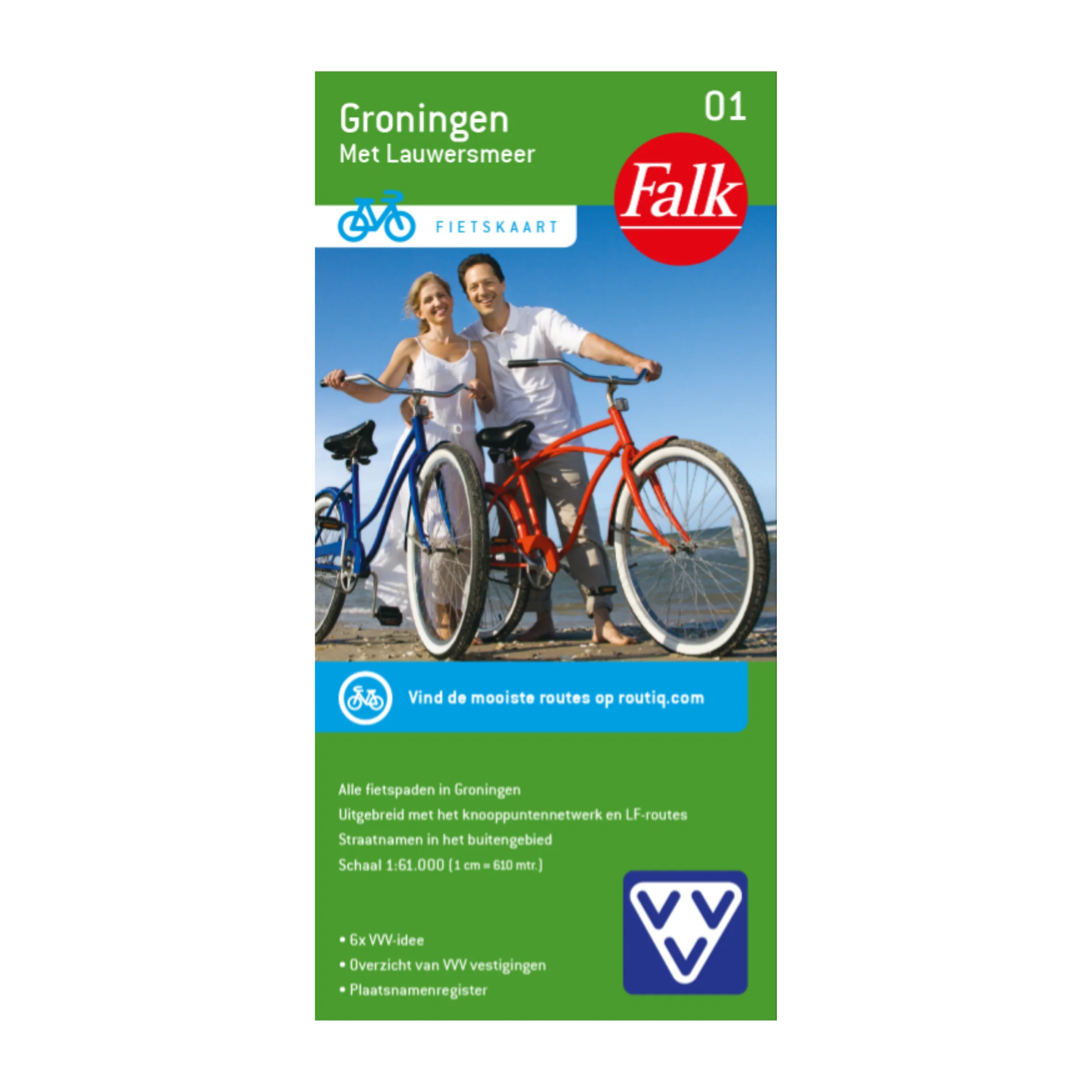 Falk fietskaart: Groningen 1